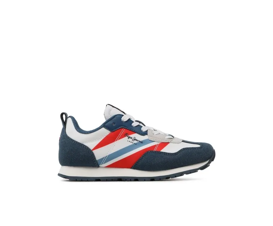 obrazek 1 Pepe Jeans Sneakersy Foster Boy Print PBS30554 Niebieski