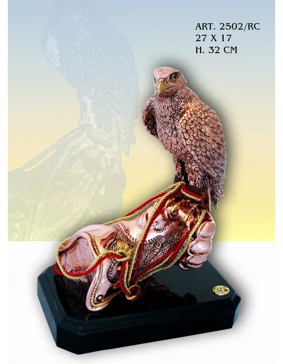 obrazek 1 Luksusowa figura orła na dłoni