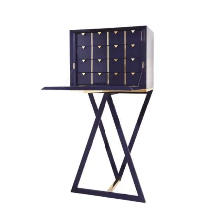 Zdjęcie Niebieska komoda o nieszablonowym wyglądzie - Ana Roque