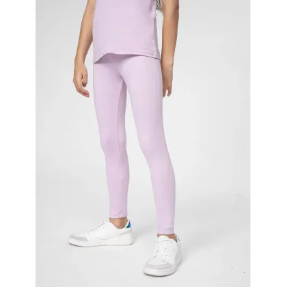 Zdjęcie 4F Legginsy 4FJSS23TTIGF049 Fioletowy Slim Fit