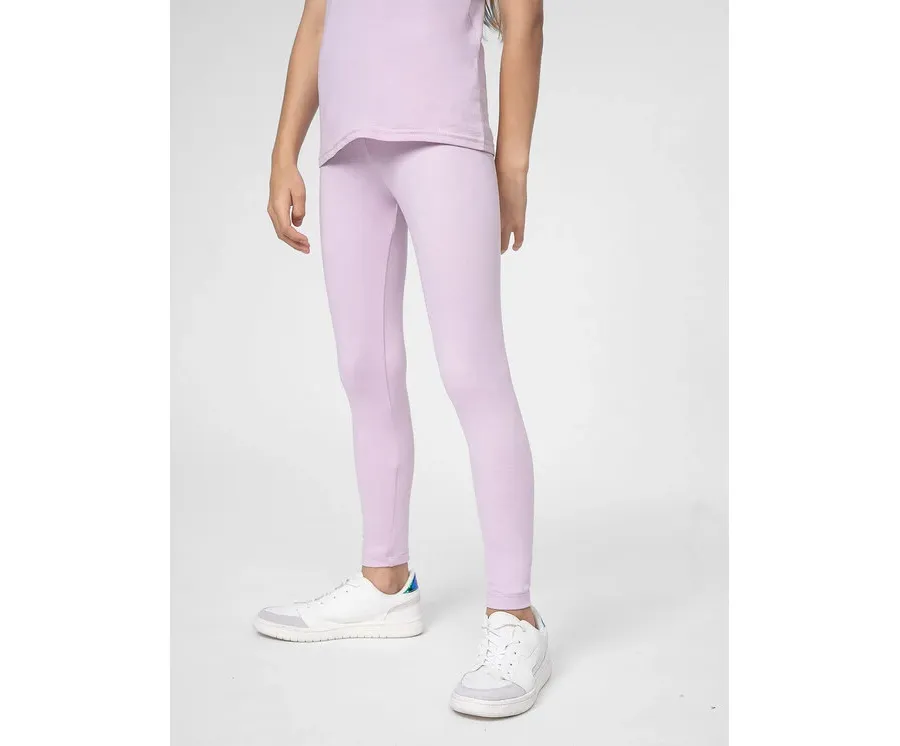 obrazek 1 4F Legginsy 4FJSS23TTIGF049 Fioletowy Slim Fit