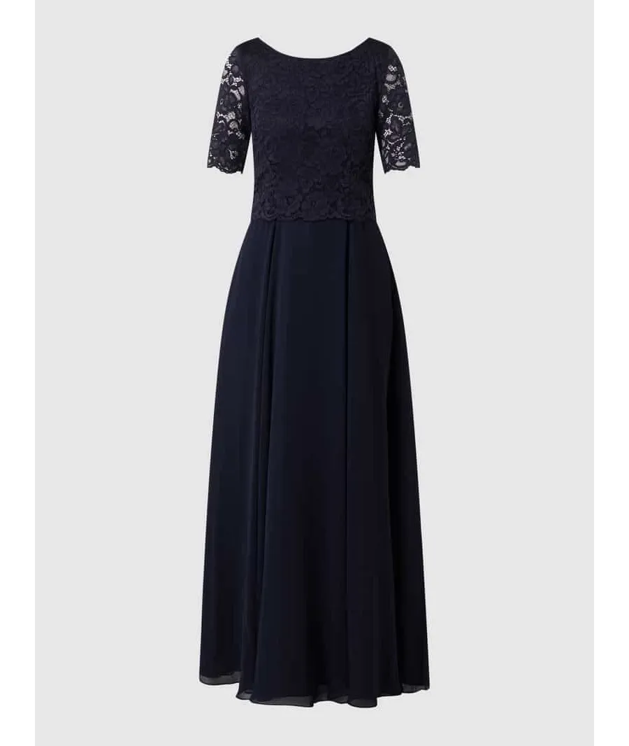 obrazek 1 Sukienka wieczorowa z koronkowym obszyciem