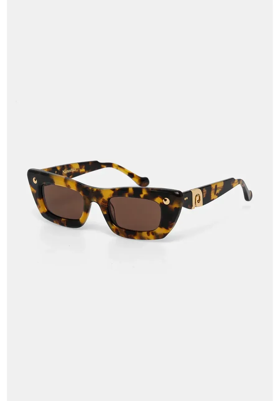 obrazek 1 Nanushka okulary przeciwsłoneczne LONDYN kolor brązowy NU24PFSG00377