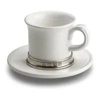 Picture Beautiful white espresso cup