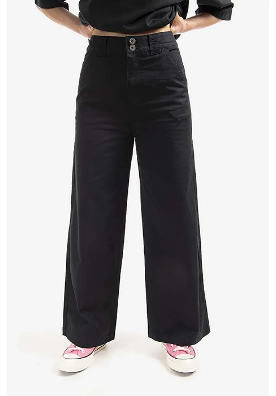 obrazek 1 Converse spodnie Wide Leg Carpenter damskie kolor czarny szerokie high waist 10022968.A03-BLACK