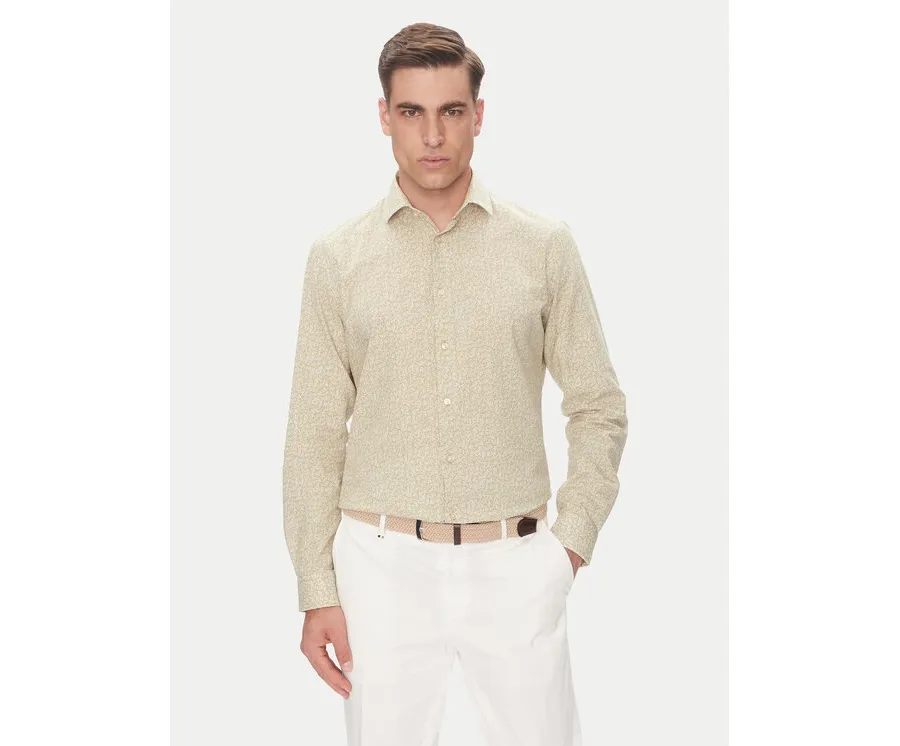obrazek 1 Pierre Cardin Koszula C6 41017.0451 Beżowy Modern Fit