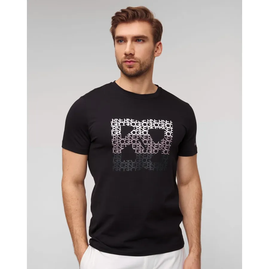 obrazek 1 Czarny T-shirt Męski Bogner Roc BOGNER
