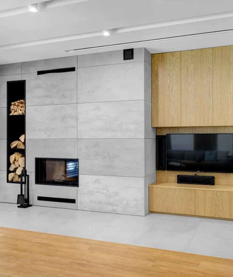 obrazek 1 80x40 cm VT - (S50 szary jasny - mysi) - płyta beton architektoniczny