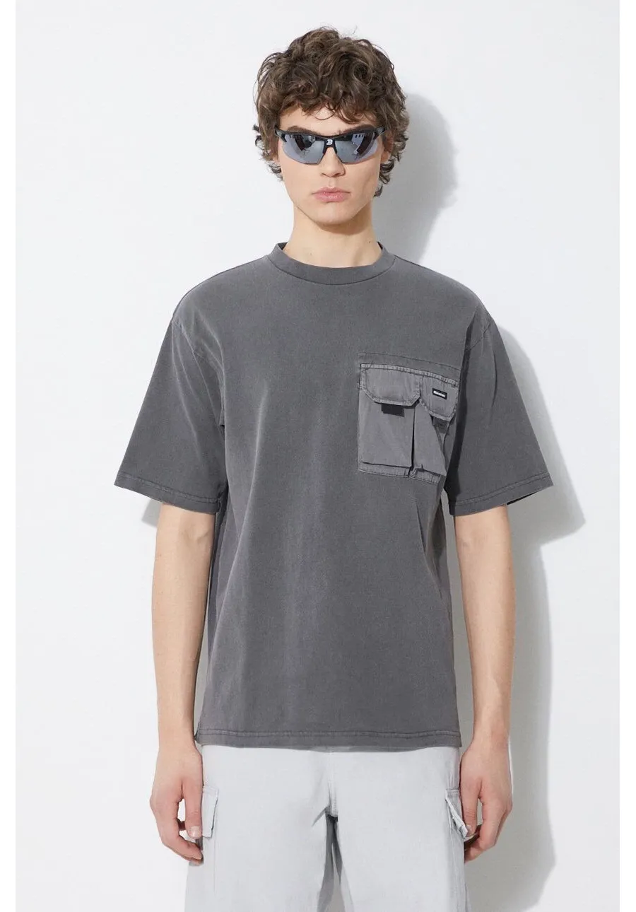 obrazek 1 Manastash t-shirt bawełniany Disarmed męski kolor szary gładki 7924135002