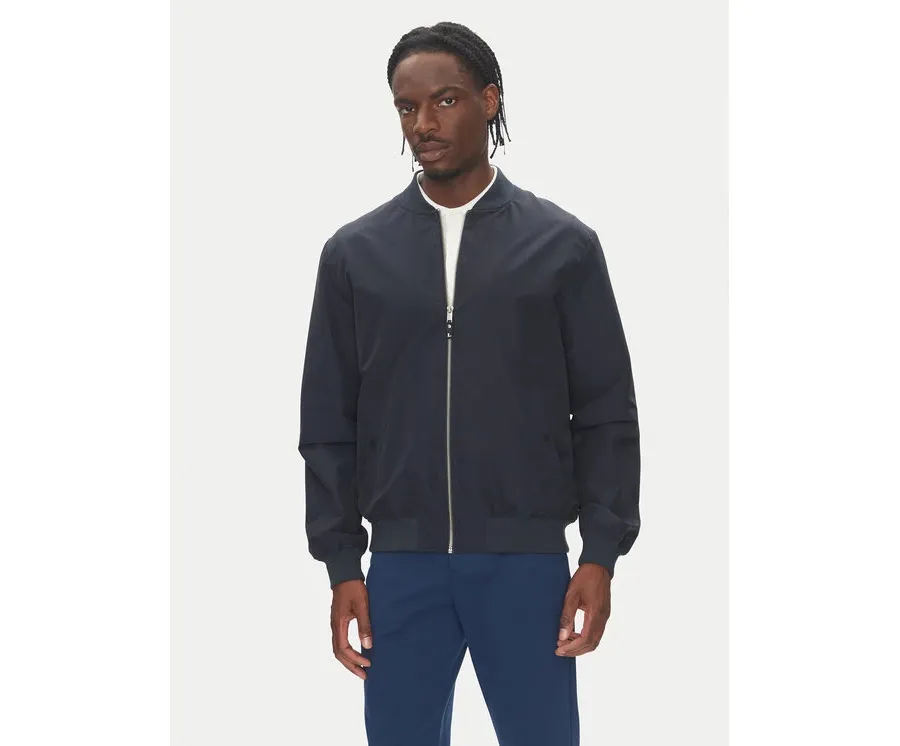 obrazek 1 Lindbergh Kurtka bomber 30-301136 Granatowy Regular Fit