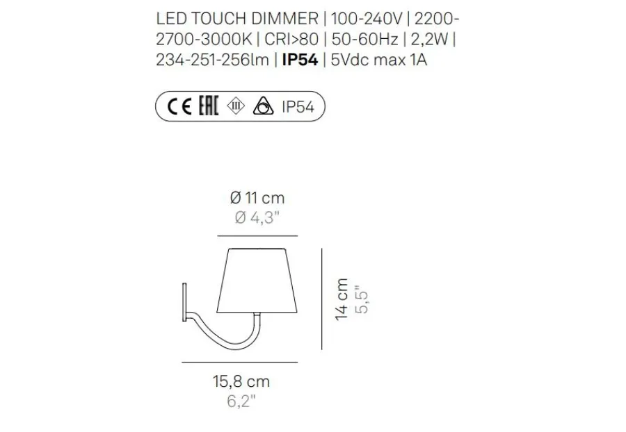 obrazek 2 Fantastyczny kinkiet, lampa ścienna z serii Poldina