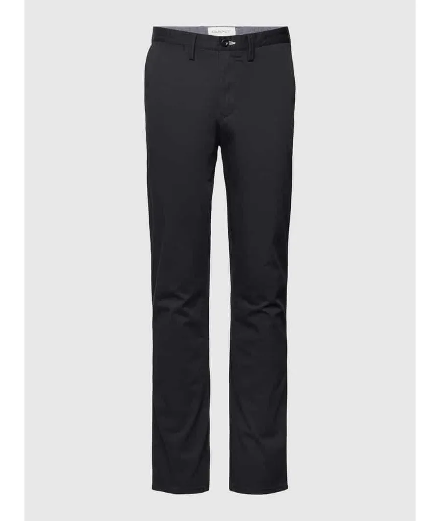 obrazek 1 Chinosy o kroju slim fit z wpuszczanymi kieszeniami model ‘TWILL’