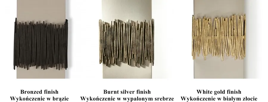 obrazek 4 Awangardowy kinkiet MATCHSTICK wykonany ze stali