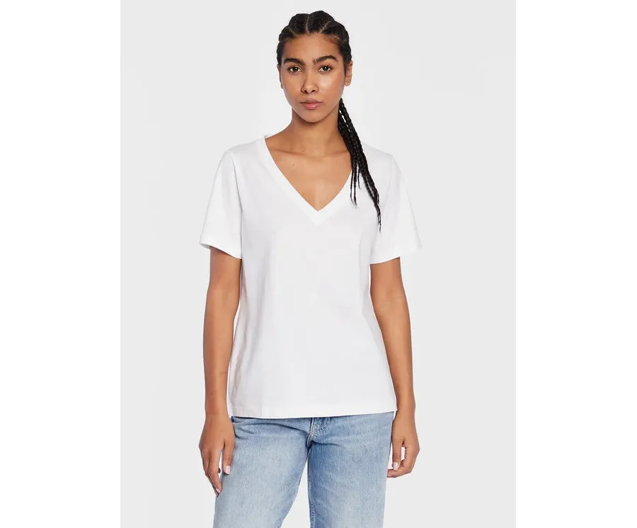 obrazek 1 Calvin Klein T-Shirt Smooth K20K205338 Biały Regular Fit