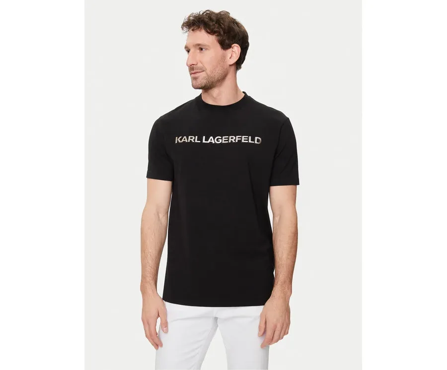obrazek 1 KARL LAGERFELD T-Shirt 755053 542221 Czarny Regular Fit