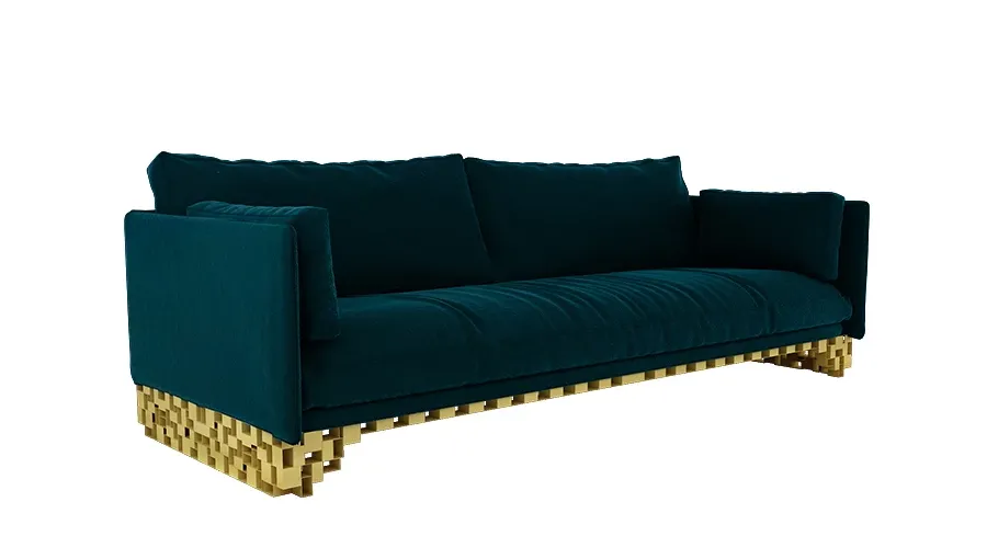 obrazek 1 Wygodna i elegancka, czteroosobowa sofa  - Bitangra