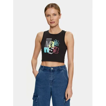 Zdjęcie Vans Top Special Character Fitted Tank VN000GZW Czarny Slim Fit