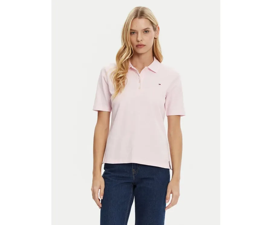 obrazek 1 Tommy Hilfiger Polo 1985 WW0WW43224 Różowy Regular Fit