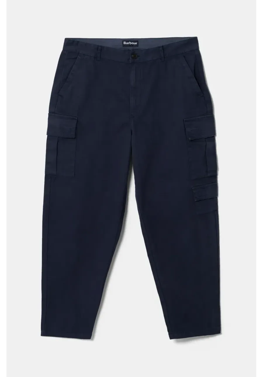 obrazek 1 Barbour spodnie bawełniane kolor granatowy w fasonie cargo MTR0754NY91