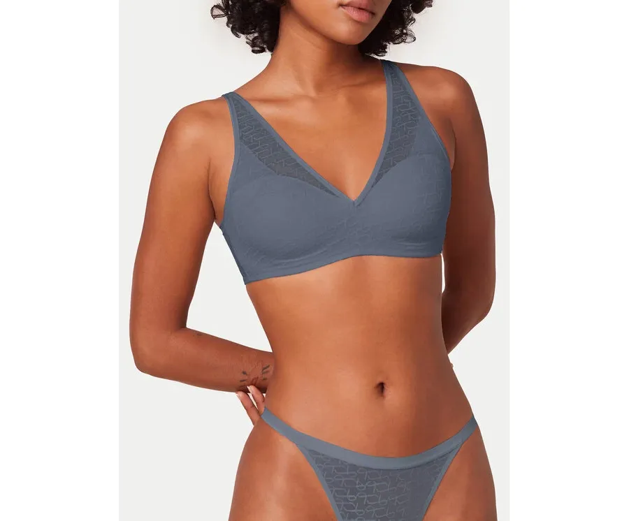 obrazek 1 Triumph Biustonosz bezfiszbinowy Triumph Signature Sheer 10215909 Niebieski