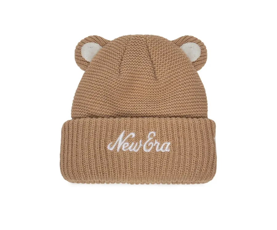 obrazek 1 New Era Czapka Teddy Bear Ears Cuff Knit Beanie 60580794 Brązowy