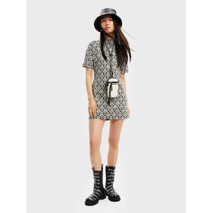 Zdjęcie Desigual Sukienka dzianinowa Karen 22WWVK72 Kolorowy Regular Fit