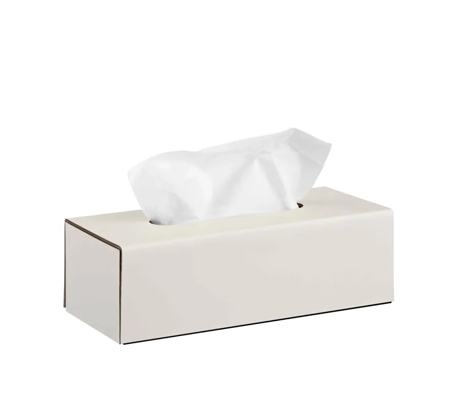 obrazek 1 Stylowe pudełko na chusteczki 25x12xH8 cm w kolorze waniliowym