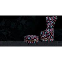 Picture Antique unique pouffe for the living room - Morello Gianpaolo