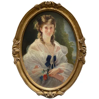 Zdjęcie Portret księżnej Morny, księżniczki Troubestkoy 70x50 cm - Angelo Granati