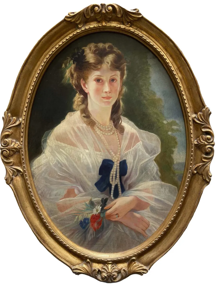 obrazek 1 Portret księżnej Morny, księżniczki Troubestkoy 70x50 cm - Angelo Granati