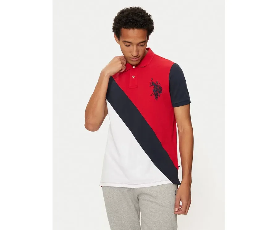 obrazek 1 U.S. Polo Assn. Polo MUP3628 Kolorowy Regular Fit