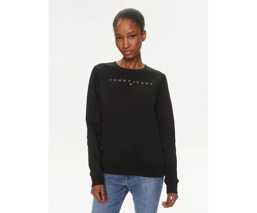 obrazek 1 Tommy Jeans Bluza Tonal Linear DW0DW17793 Czarny Relaxed Fit