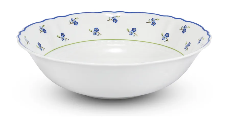 obrazek 5 Elegancka 25-częściowa zastawa obiadowa z porcelany zdobiona motywem kwiatów niezapominajek – Leander