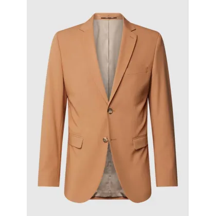 Zdjęcie Marynarka na dwa guziki o kroju slim fit z kołnierzem z połami model ‘LIAM’