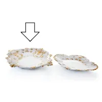 Zdjęcie Barokowa piękna patera wykonana z ceramiki - Ceramiche ML