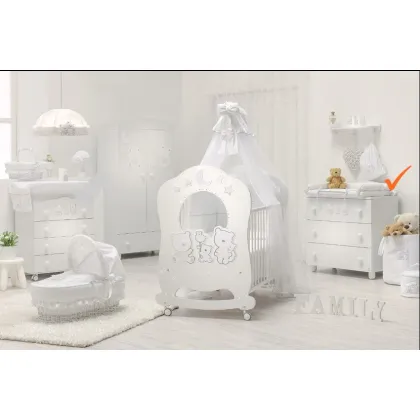 Zdjęcie Wyjątkowa biała komoda dla niemowlaków - Italbaby