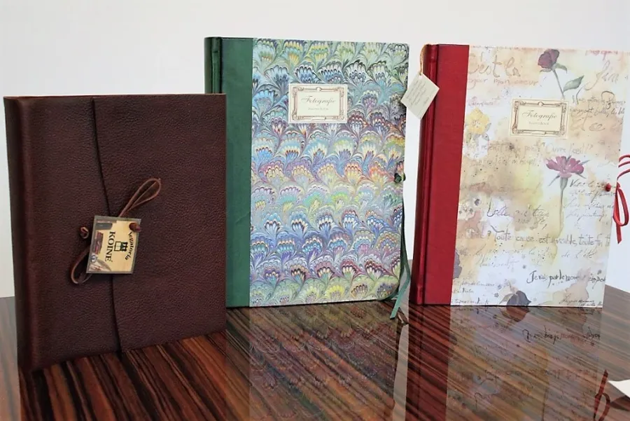 picture 6 Green leather photo album 