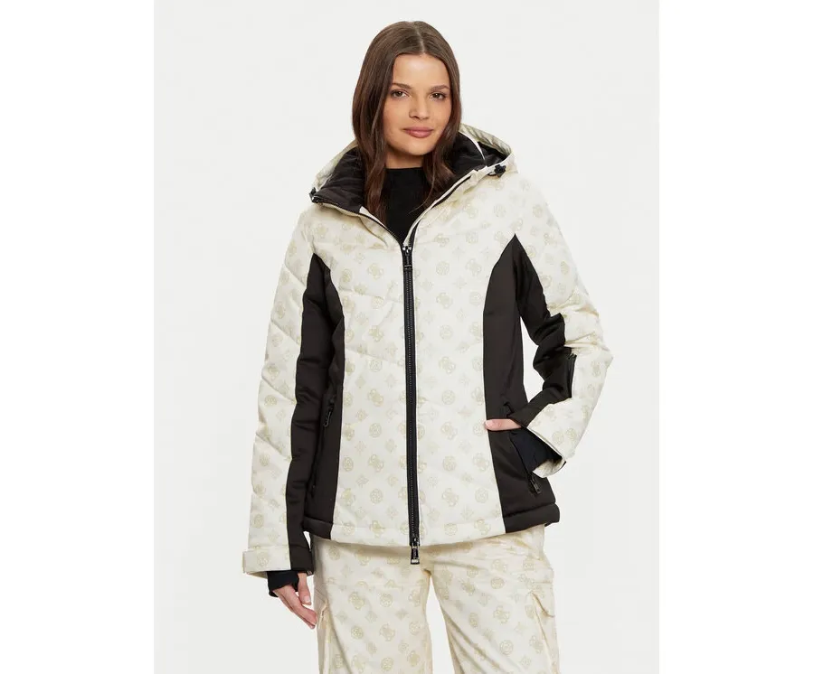 obrazek 1 Guess Kurtka narciarska W4PL3N WH0K0 Biały Regular Fit