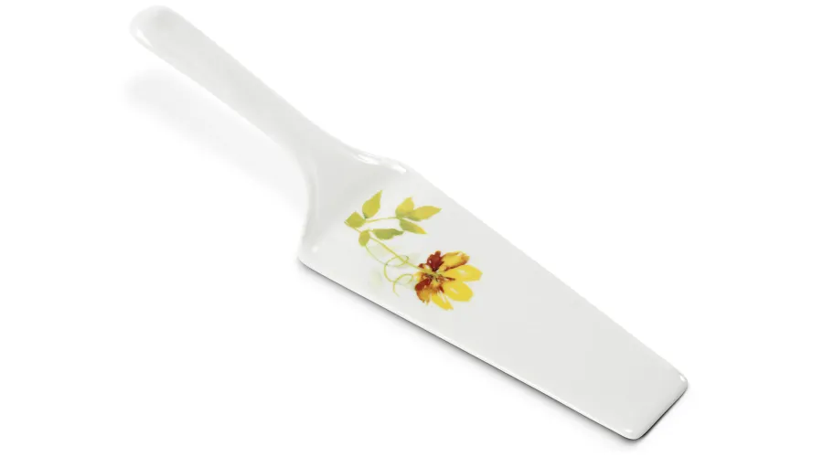 obrazek 1 Stylowa łopatka do ciasta z porcelany zdobiona kwiatowym motywem - Leander