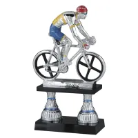 Picture A beautiful figurine of a cyclist