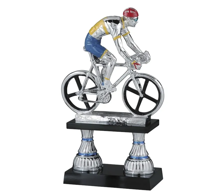 picture 1 Beautiful figurine with a cyclist - Astra Argenti