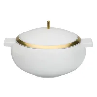 Zdjęcie Porcelanowa waza Domo Gold ze złotym detalem - Vista Alegre