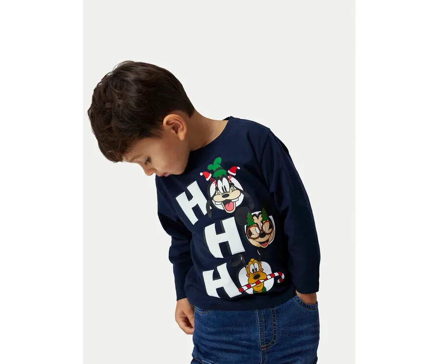 obrazek 1 NAME IT Bluzka 13234159 Granatowy Standard Fit