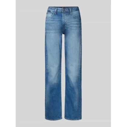 Zdjęcie Jeansy z prostą nogawką i detalem z logo model ‘HEIGHT-CLASSIC JEAN’