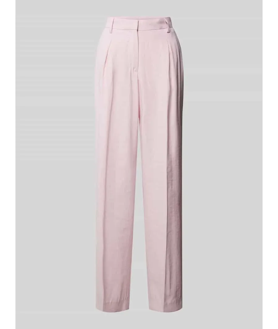 obrazek 1 Spodnie materiałowe z szeroką nogawką w kant