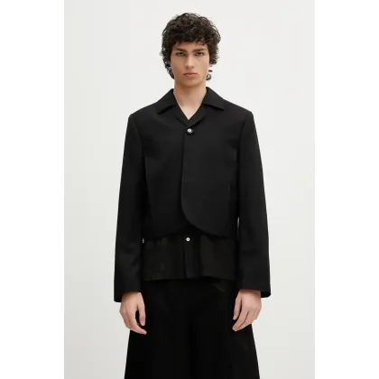 Zdjęcie Ader Error marynarka wełniana Apparel-Top męska kolor czarny BO01SSBZ0205BK