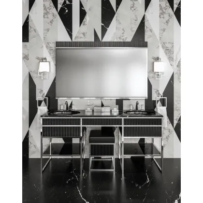 Zdjęcie Wysokiej jakości zestaw włoskich mebli Academy do łazienki