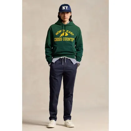 Zdjęcie Polo Ralph Lauren spodnie bawełniane kolor granatowy proste 710944490