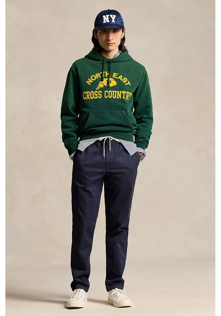 obrazek 1 Polo Ralph Lauren spodnie bawełniane kolor granatowy proste 710944490