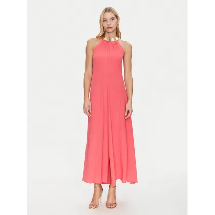 Zdjęcie Simona Corsellini Sukienka koktajlowa P25CPAB01601 Koralowy Regular Fit
